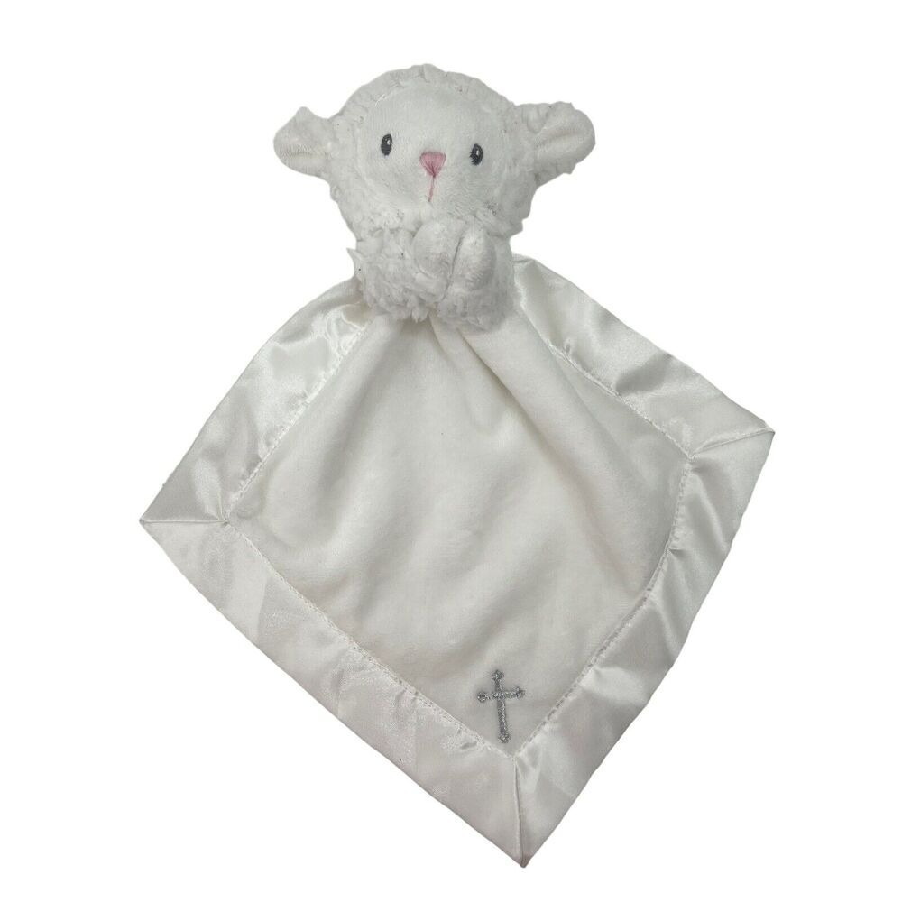 Baby‎ Aspen Bedtime Blessings Prayer Lamb Rattle Lovie Security Blanket Lovey